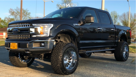 2019 Ford F-150 - 22x12 -51mm - ARKON OFF-ROAD Caesar - Suspension Lift 6" - 325/50R22