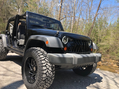 1 2007 Wrangler Jk Jeep Base Rough Country Suspension Lift 25in Arkon Off Road Cleopatra Machined Accents