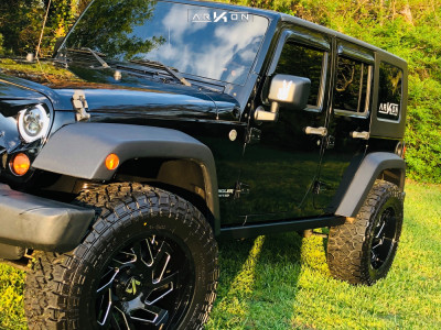 1 2007 Wrangler Jk Jeep Base Rough Country Suspension Lift 25in Arkon Off Road Cleopatra Machined Accents