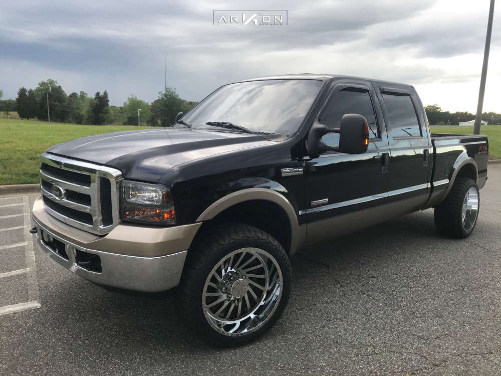2007 Ford F-250 Super Duty Wheel Offset Aggressive > 1