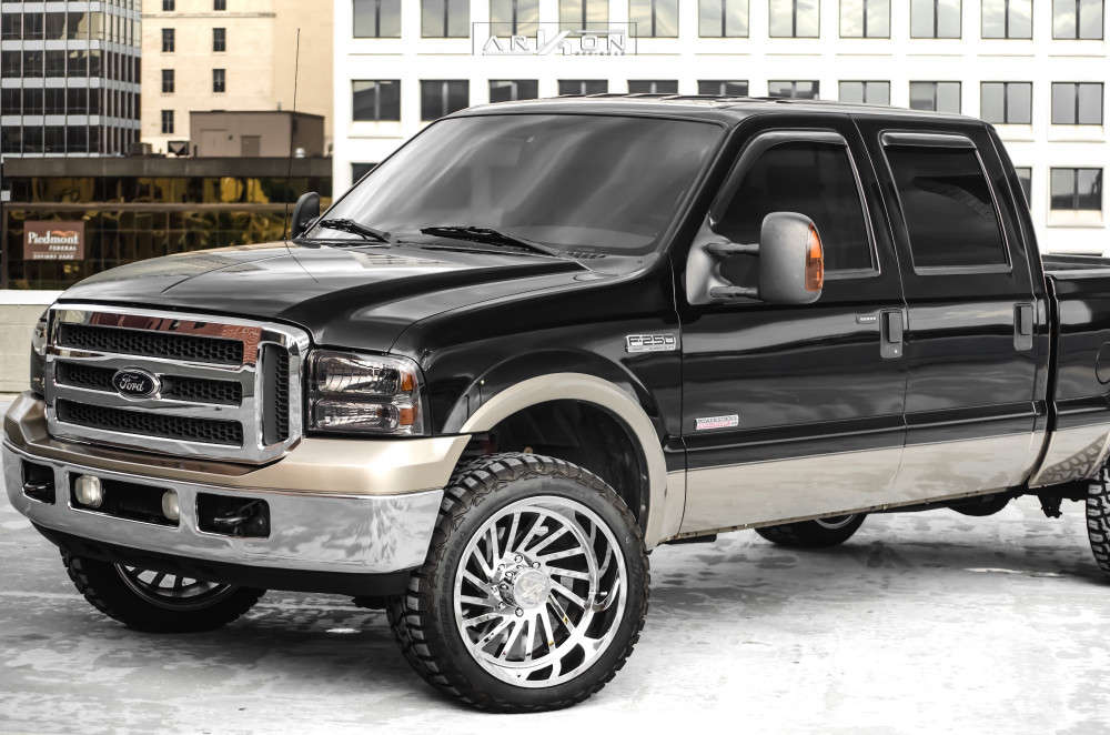 2007 Ford F-250 Super Duty Wheel Offset Aggressive > 1