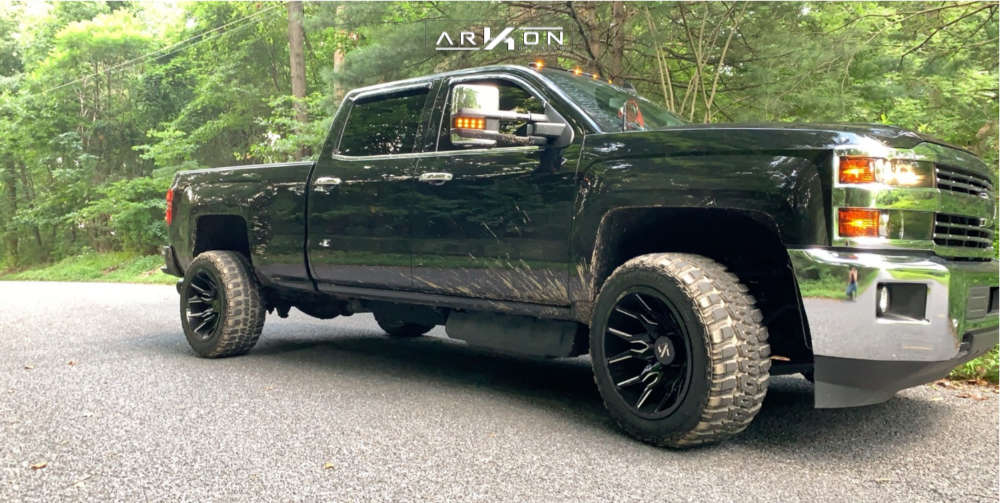 1 2019 Silverado 2500 Hd Chevrolet Stock Air Suspension Arkon Off Road Roosevelt Black