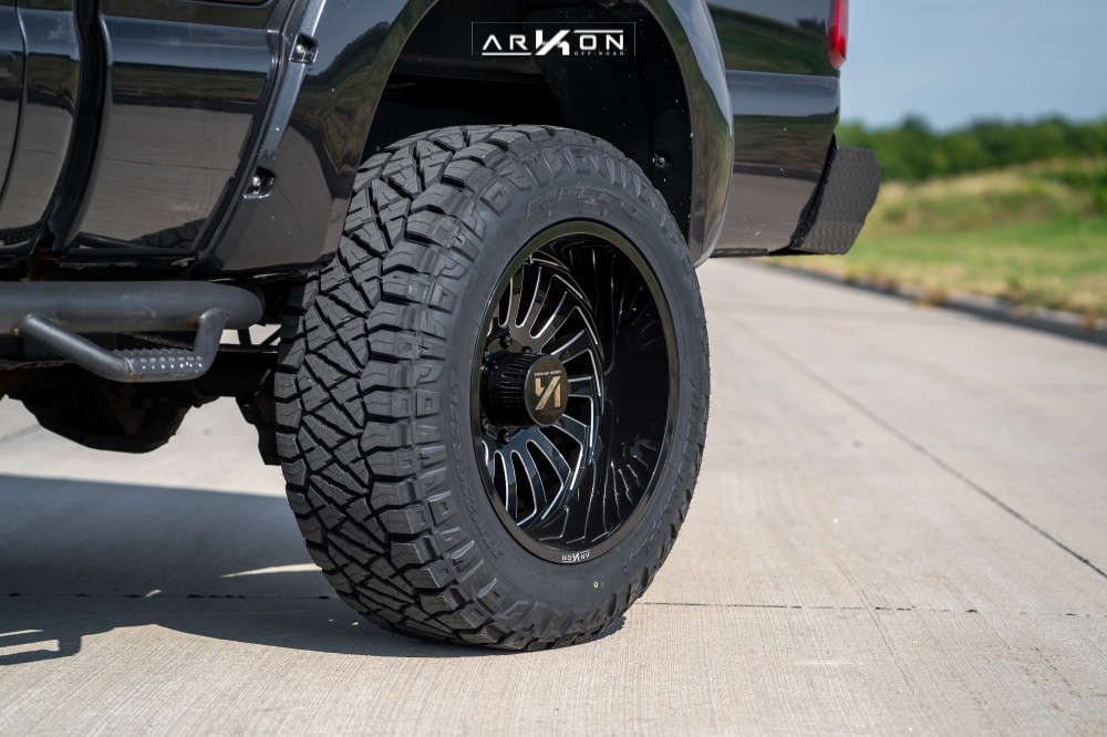 2013 Ford F-250 Super Duty Wheel Offset Aggressive > 1