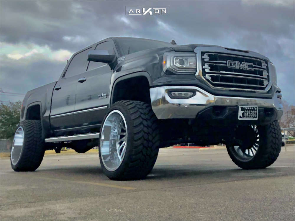 1 2018 Sierra 1500 Gmc Slt Zone Suspension Lift 65in Arkon Off Road Caesar Chrome