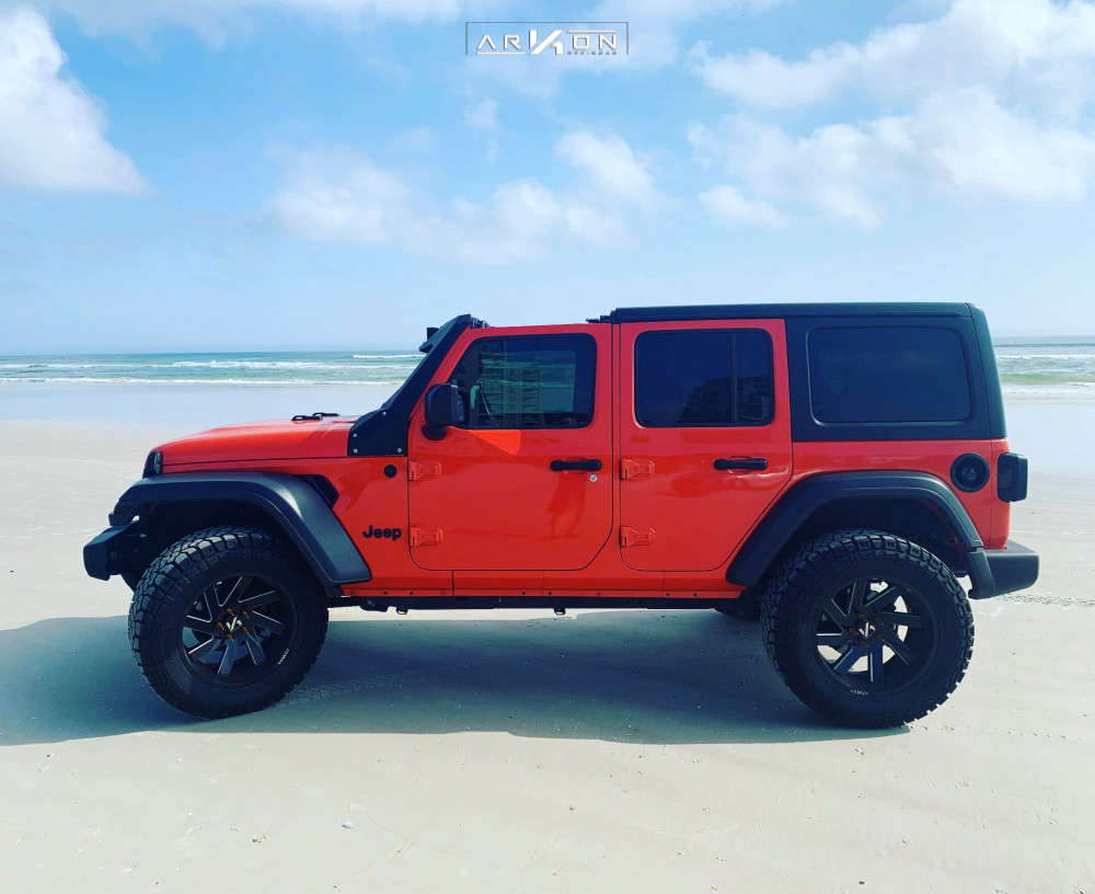 2018 Jeep Wrangler Wheel Offset Aggressive > 1