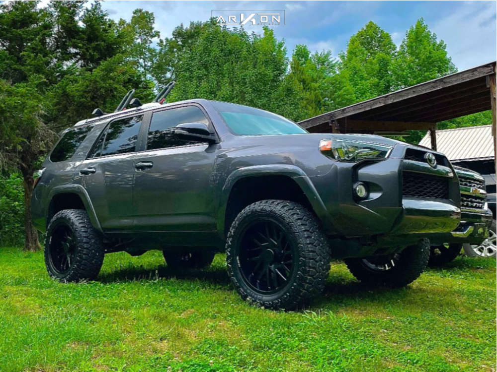 16 Toyota 4runner Wheel Offset Aggressive 1 Outside Fender Suspension Lift 3 Arkon Off Road