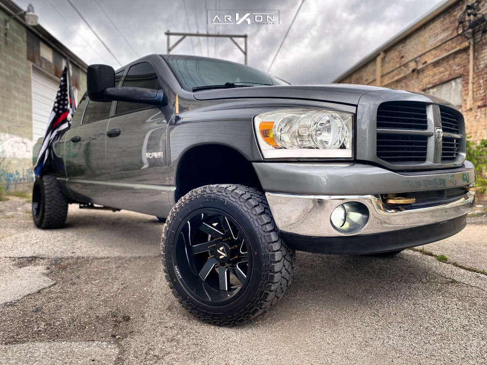 1 2008 Ram 2500 Dodge 2 Inch Level Leveling Kit Arkon Off Road Lincoln Machined Black
