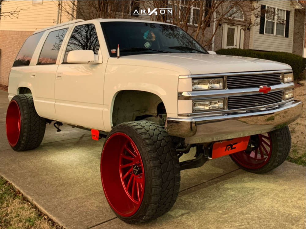 1996 Chevrolet Tahoe Wheel Offset Super Aggressive 3