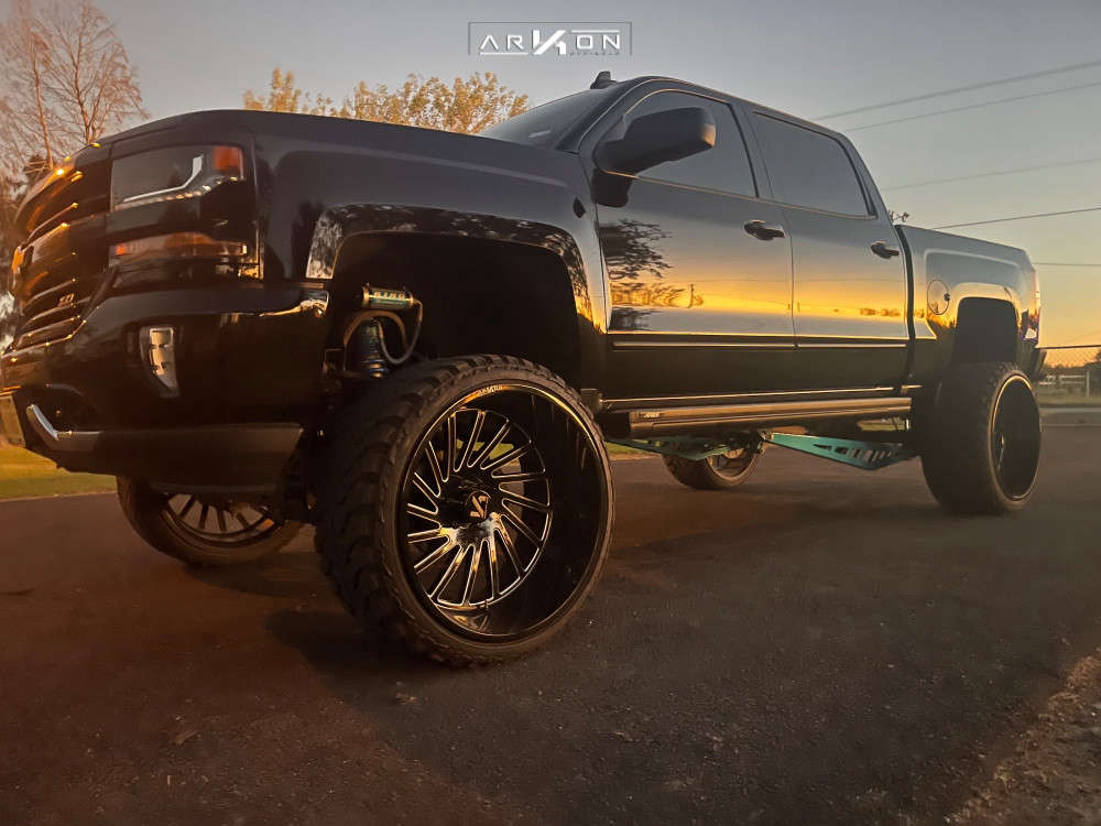2018 Chevrolet Silverado 1500 Wheel Offset Super Aggressive