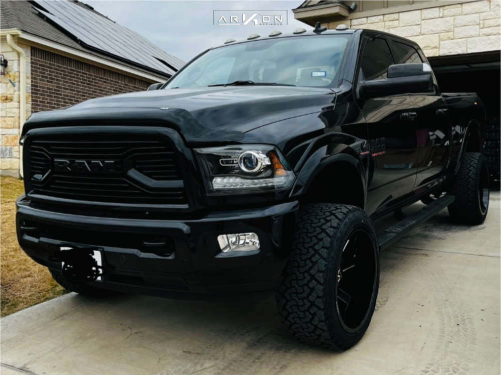 1 2018 2500 Ram Bds Leveling Kit Arkon Off Road Lincoln Black Milled