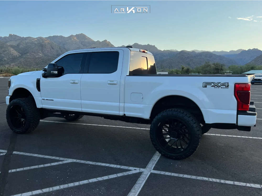 2021 Ford F250 Super Duty Wheel Offset Super Aggressive 3"5