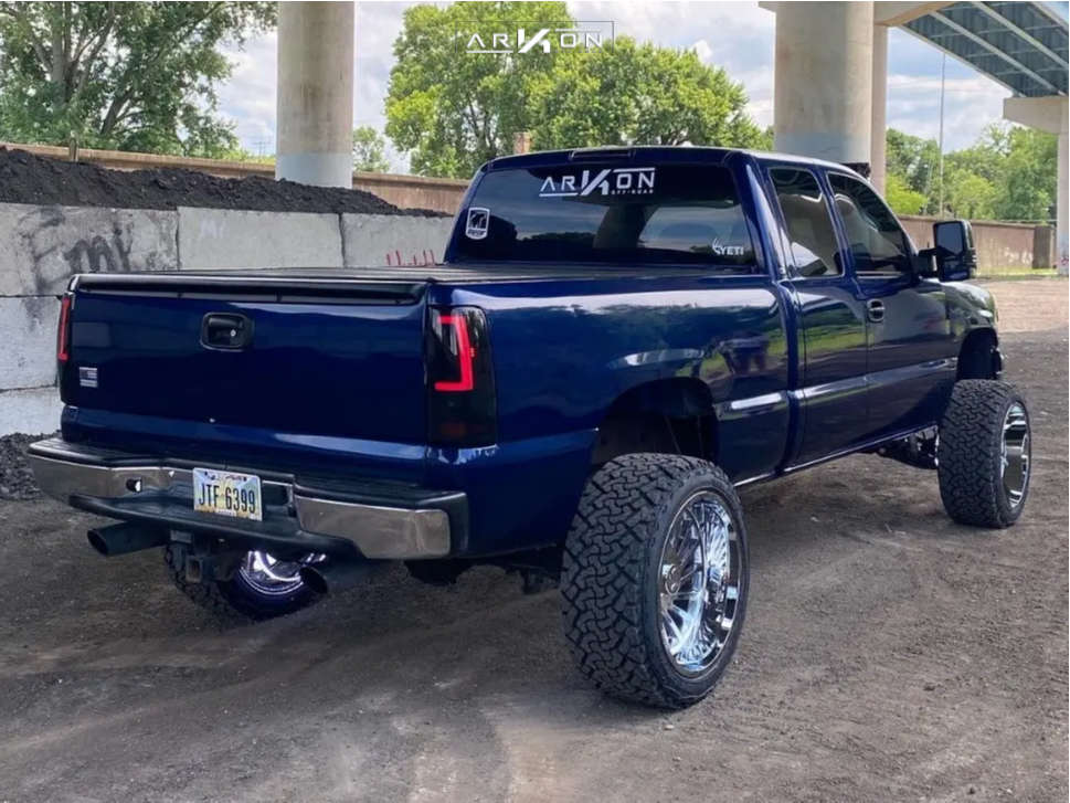 2002 Chevrolet Silverado 1500 Wheel Offset Super Aggressive 3