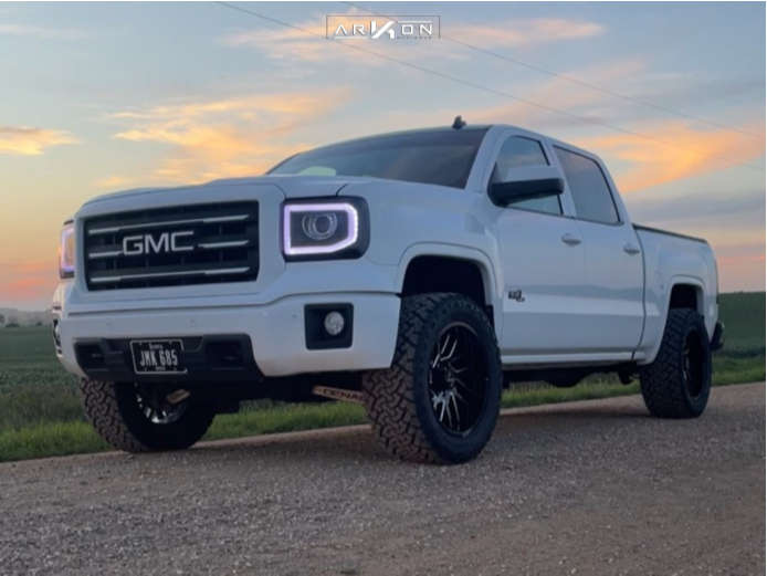 2014 GMC Sierra 1500 Wheel Offset Aggressive > 1