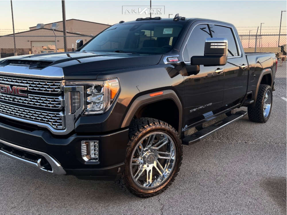 2020 GMC Sierra 2500 HD Wheel Offset Aggressive > 1