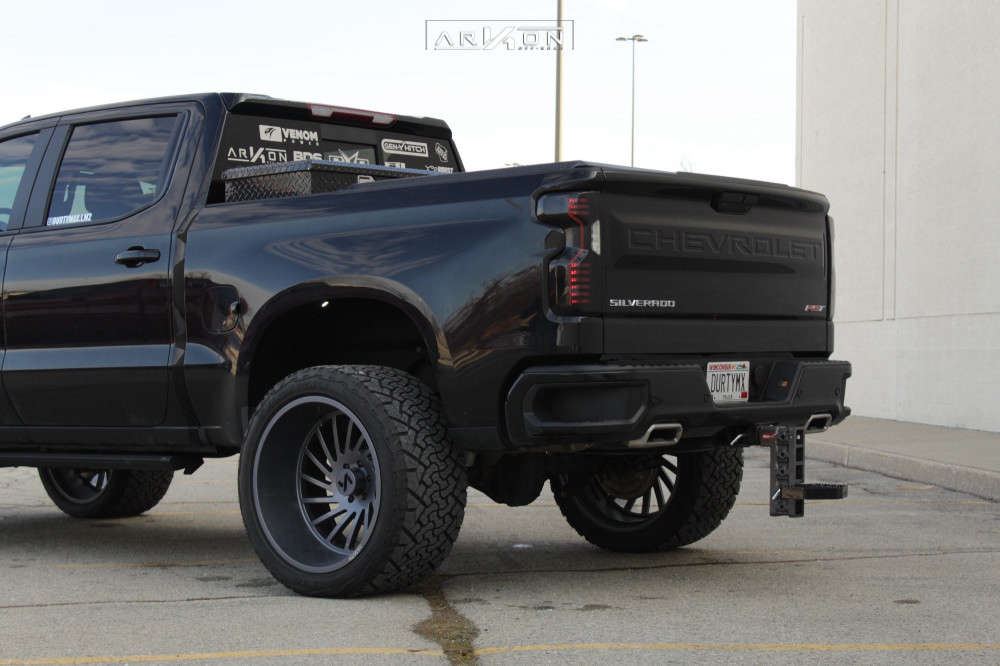 2021 Chevrolet Silverado 1500 Wheel Offset Hella Stance >5" Suspension