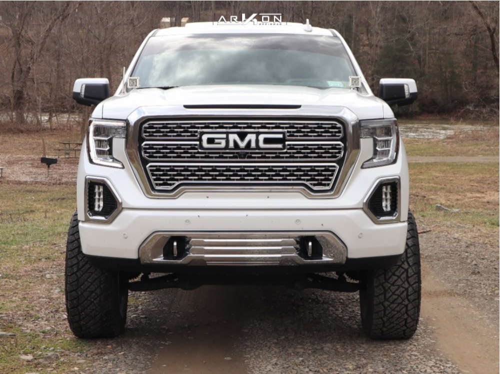 2021 GMC Sierra 1500 Wheel Offset Aggressive > 1" Outside Fender