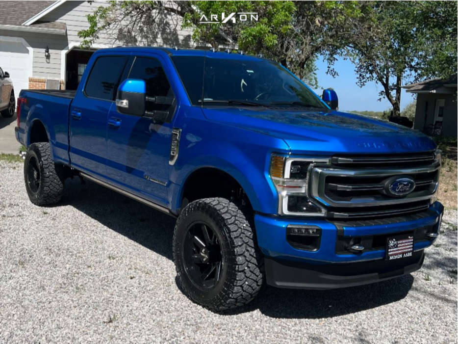 2021 Ford F-250 Super Duty Wheel Offset Aggressive > 1