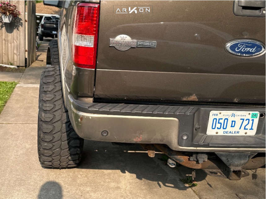 2005 Ford F-150 Wheel Offset Aggressive > 1