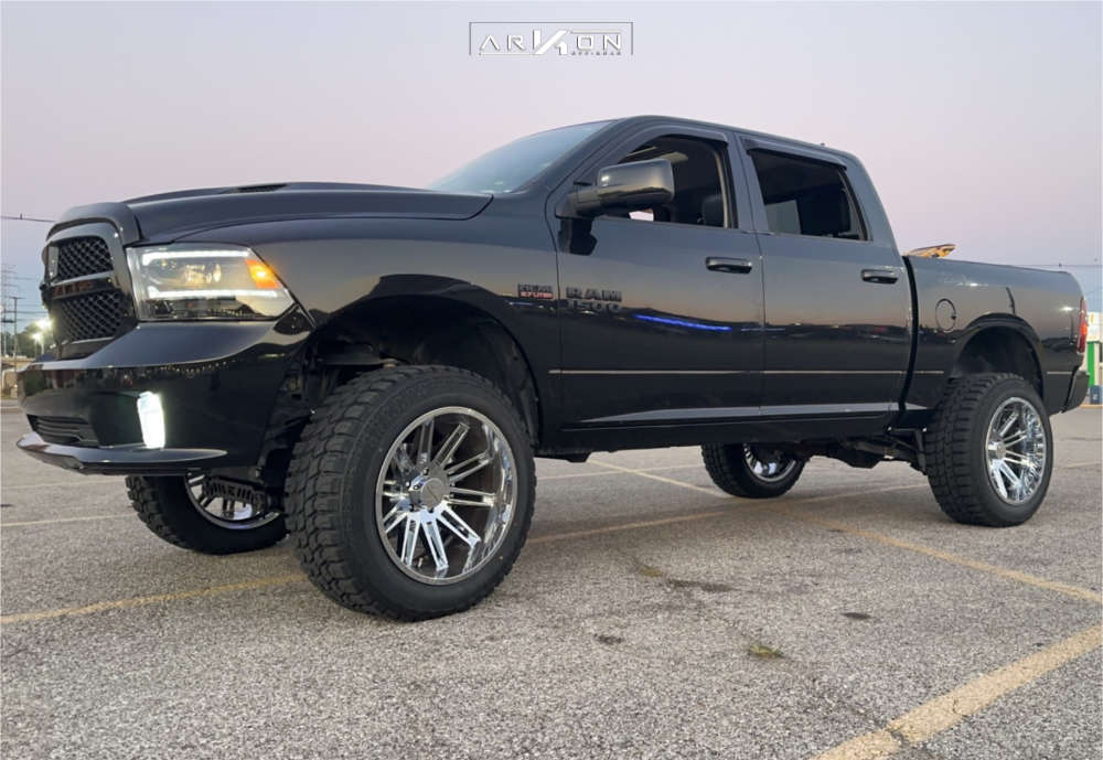 1 2017 1500 Ram Sport Rough Country Suspension Lift 6in Arkon Off Road Churchill Chrome