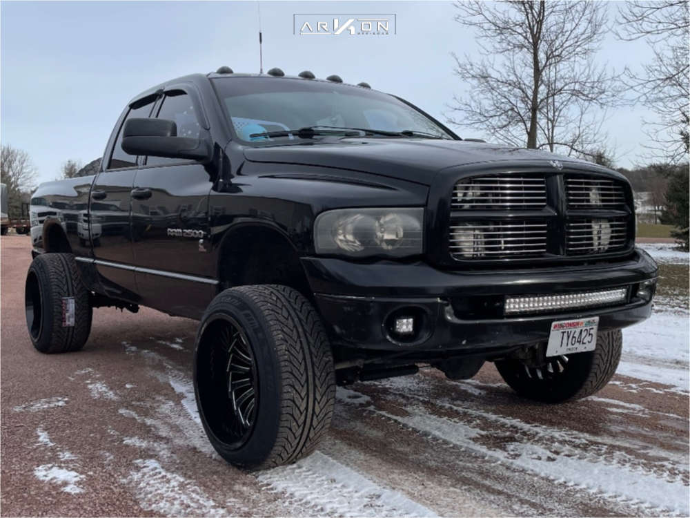 1 2005 Ram 2500 Dodge Unknown Leveling Kit Arkon Off Road Alexander Black Milled