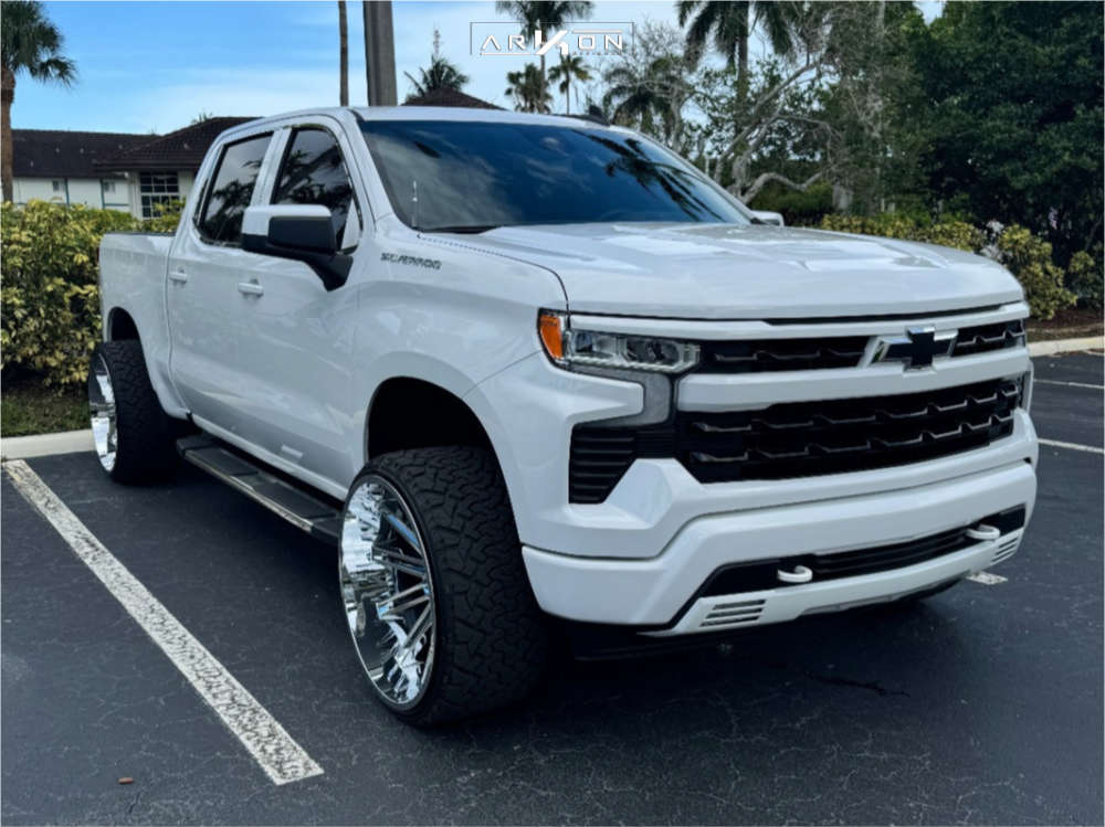 2024 Chevrolet Silverado 1500 Wheel Offset Super Aggressive 3