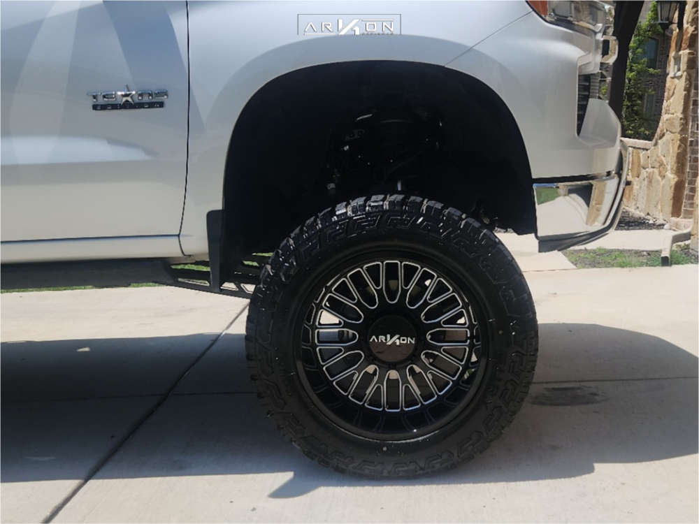 2024 Chevrolet Silverado 1500 Wheel Offset Aggressive > 1