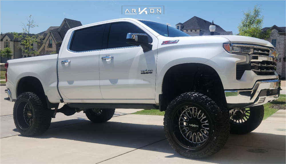 2024 Chevrolet Silverado 1500 Wheel Offset Aggressive > 1