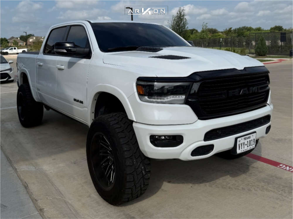 1 2021 1500 Ram Laramie Bds Suspension Lift 6in Arkon Off Road Apollo Black Milled
