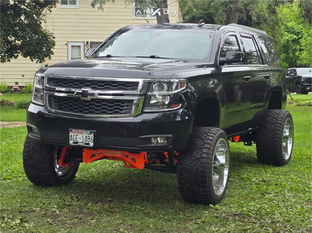 1 2018 Tahoe Chevrolet Lt Mcgaughys Suspension Lift 9in Arkon Off Road Churchill Chrome