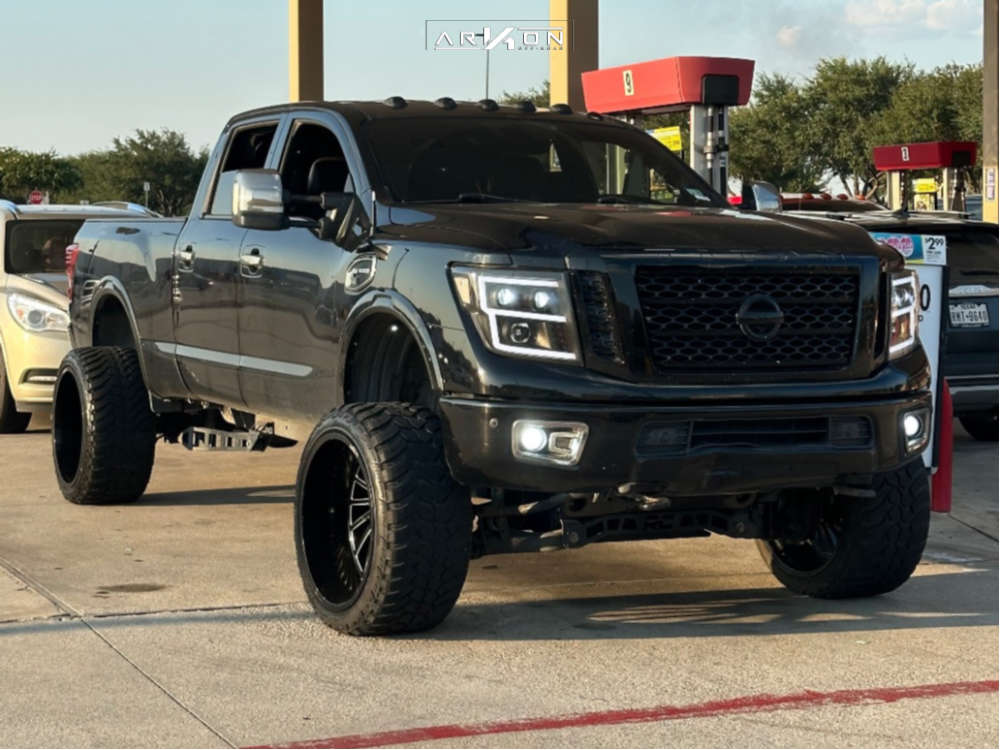 2017 Nissan TITAN XD Wheel Offset Hella Stance >5