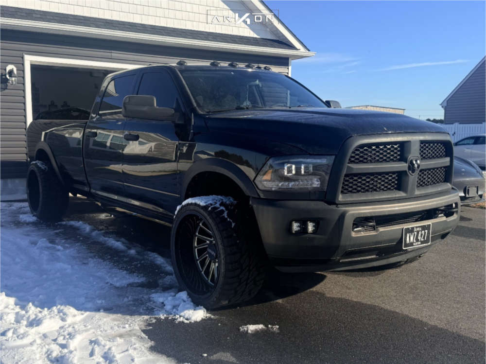 1 2014 2500 Ram Slt Stock Stock Arkon Off Road Kennedy Black Milled