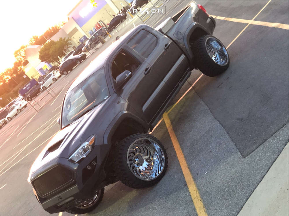 2016 Toyota Tacoma Wheel Offset Super Aggressive 3