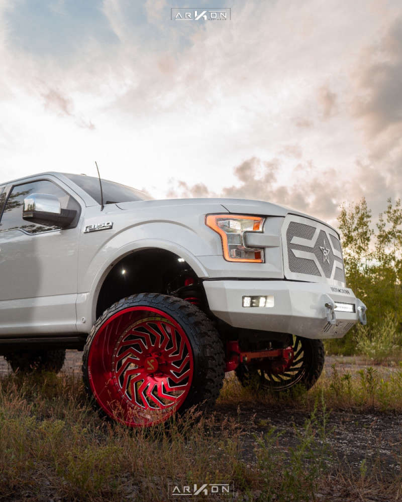 f150 6 inch lift on 2015 Ford F 150 Wheel Offset Hella Stance 5 Suspension Lift 8 758547 Arkon Off Road