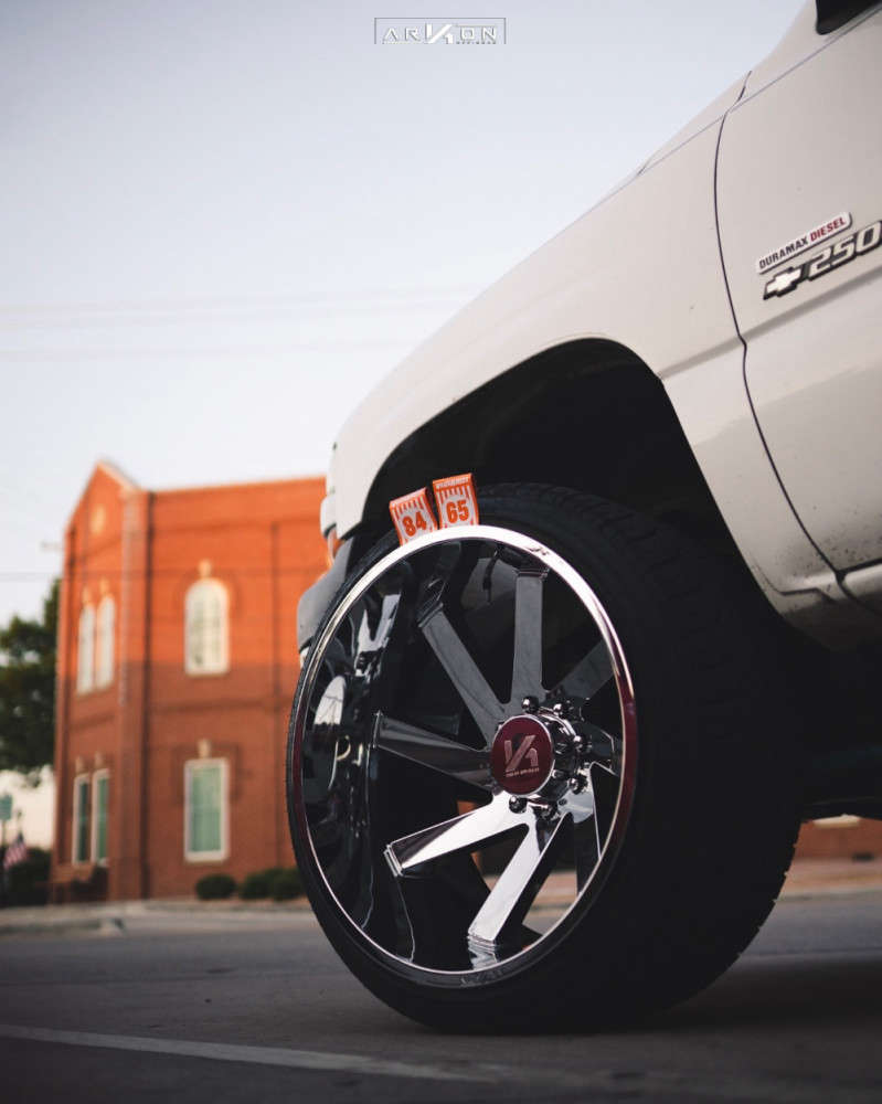 2002 Chevrolet Silverado 2500 Wheel Offset Super Aggressive