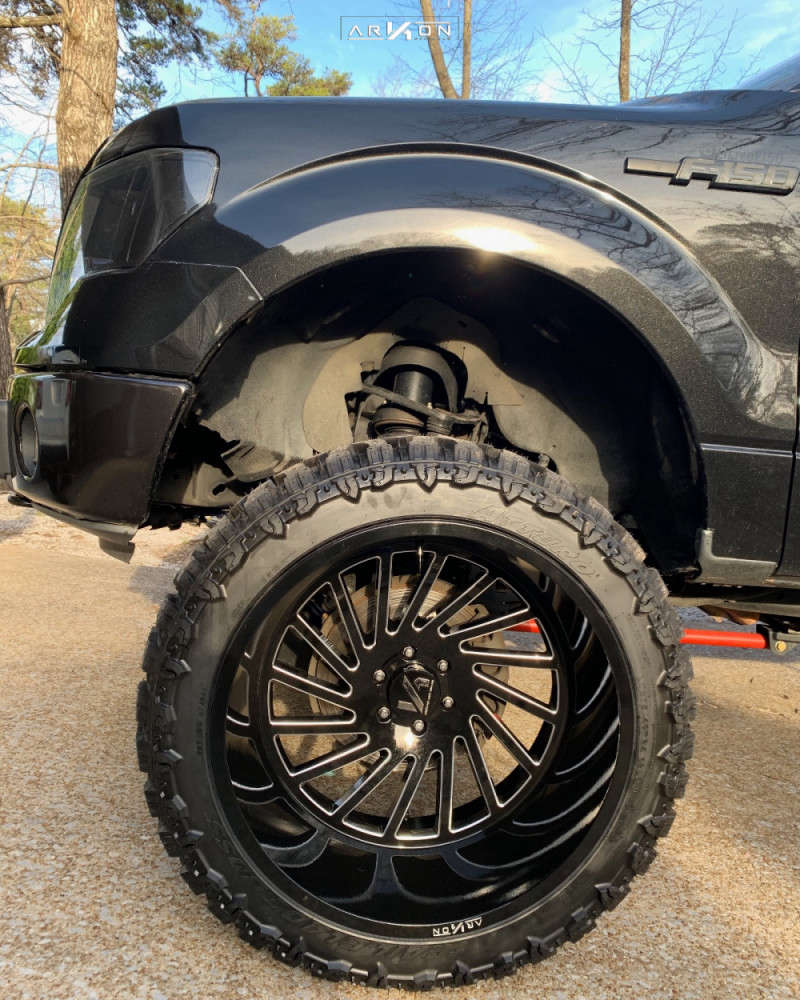f150 6 inch lift on 2011 Ford F 150 Wheel Offset Hella Stance 5 Suspension Lift 8 5 909246 Arkon Off Road