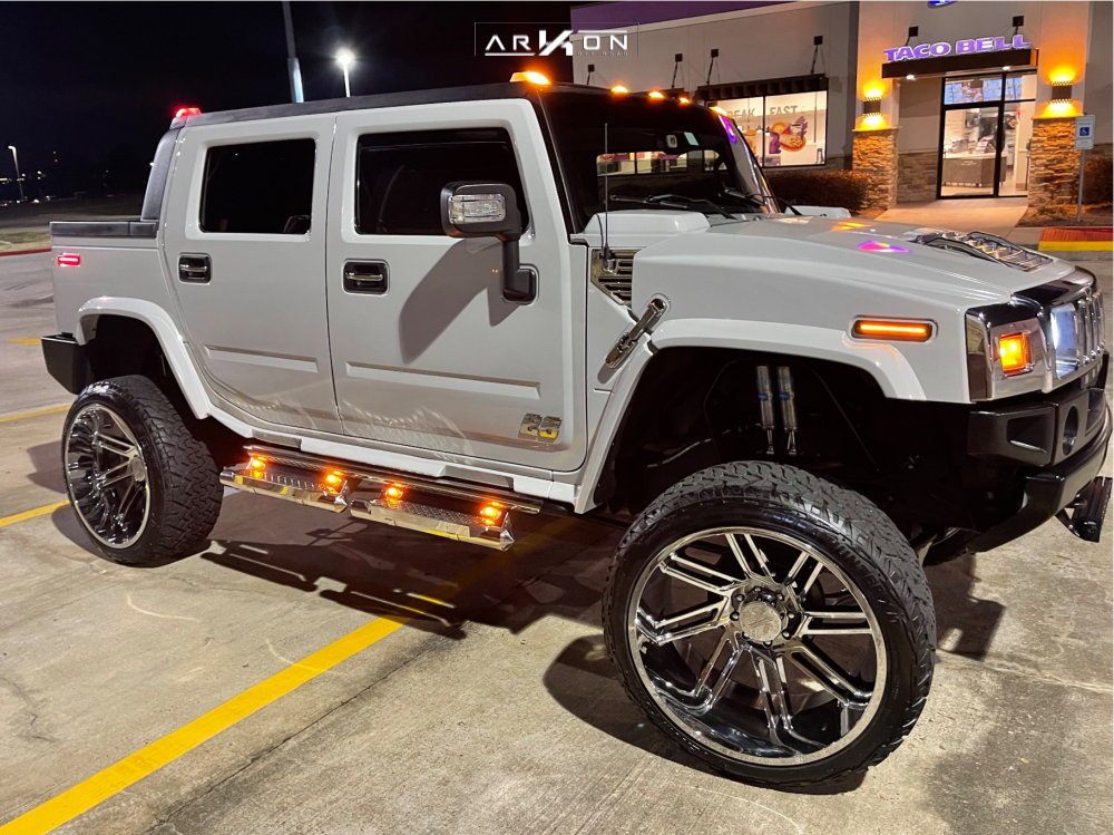 2008 Hummer H2 Wheel Offset Aggressive > 1