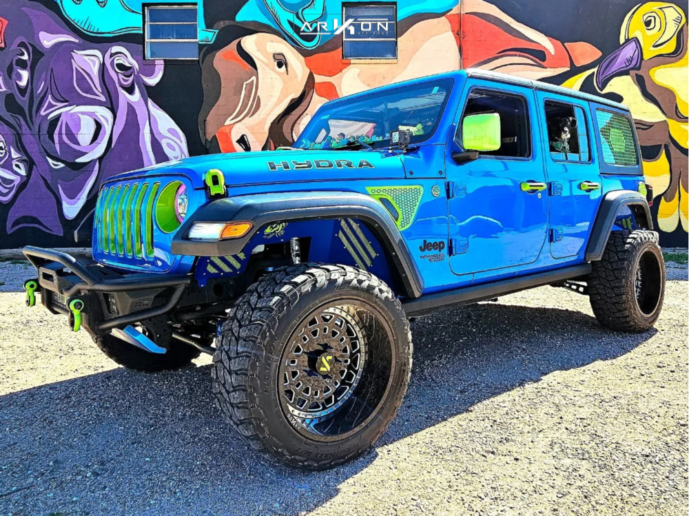 2021 Jeep Wrangler Wheel Offset Aggressive > 1